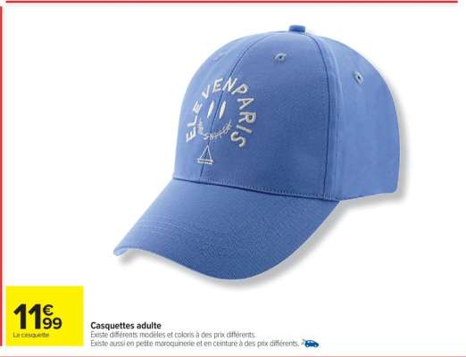 Casquettes adulte