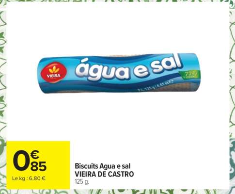 Biscuits Agua e sal