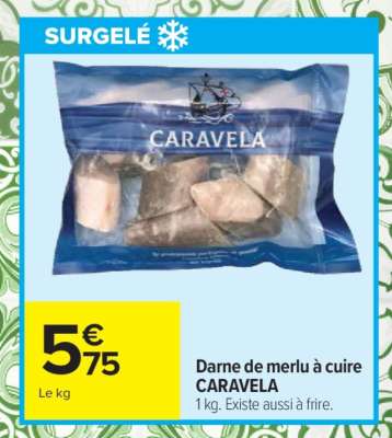 Darne de merlu à cuire CARAVELA