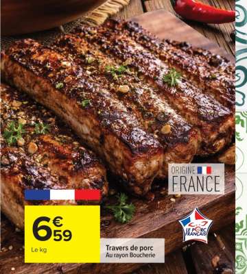 Travers de porc