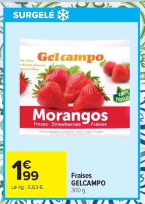 Fraises GELCAMPO
