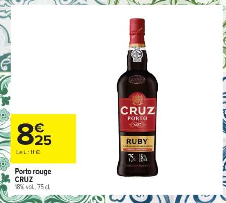 Porto rouge CRUZ