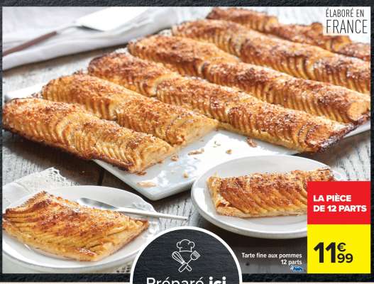 Tarte fine aux pommes