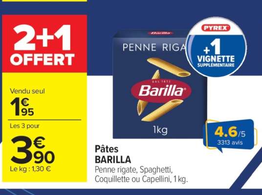 PÂTES "BARILLA"