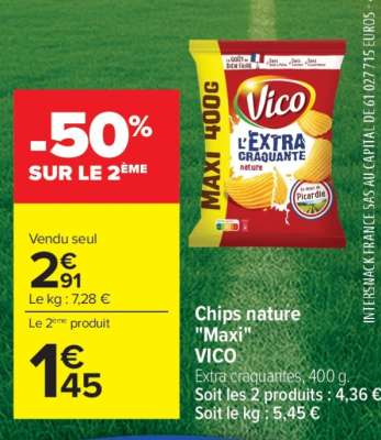 Chips nature «Maxi» VICO