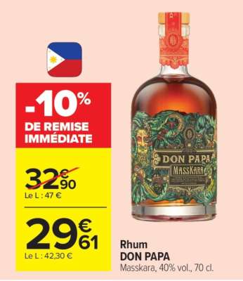 Rhum DON PAPA