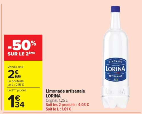 Limonade Artisanale Lorina