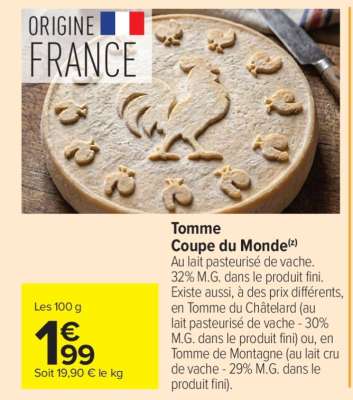 Tomme Coupe du Monde