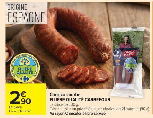 Chorizo courbe