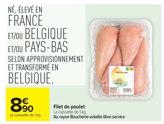 FILET DE POULET