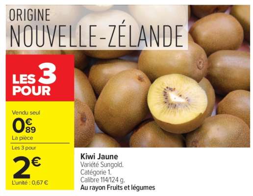 Kiwi jaune