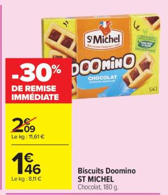 Biscuits Doomino ST MICHEL