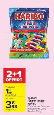 Bonbons "Édition limitée" HARIBO