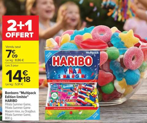 Bonbons multipack "édition limitée" HARIBO