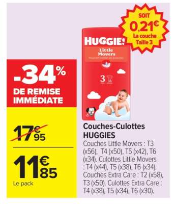 Couches & Culottes HUGGIES