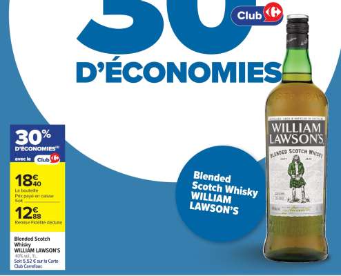 BLENDED SCOTCH WHISKY "WILLIAM LAWSON'S"