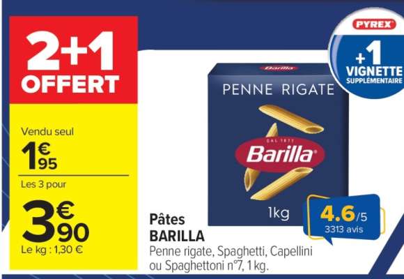 PÂTES "BARILLA"