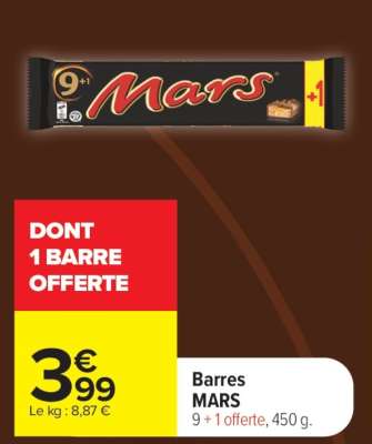 Barres MARS
