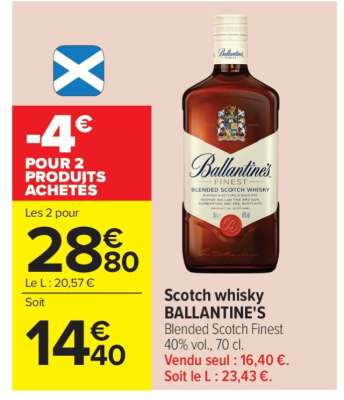 Scotch whisky BALLANTINE'S