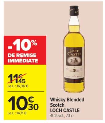 Whisky Blended Scotch LOCH CASTLE