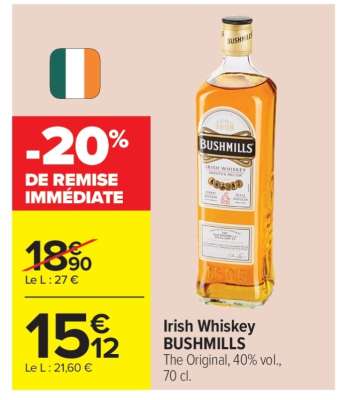 Irish Whiskey Bushmills