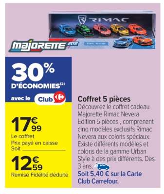 Coffret 5 pièces