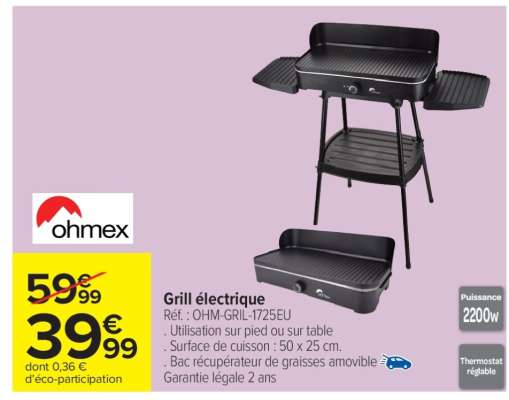 Grill électrique