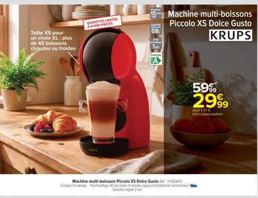 Machine multi-boissons Piccolo XS Dolce Gusto