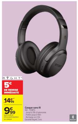 Casque sans fil