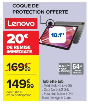 Lenovo Tablette tab