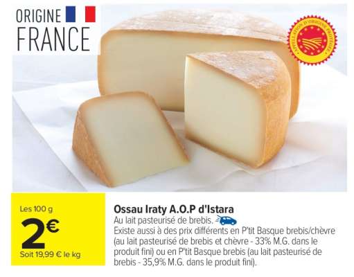 Ossau Iraty A.O.P d'Istara