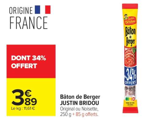 Bâton De Berger Justin Bridou