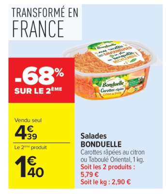 Salades BONDUELLE
