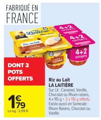 Riz Au Lait La Laitière