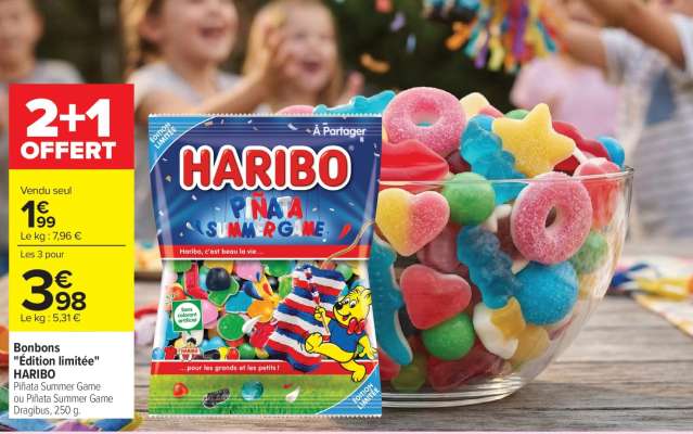 Bonbons "Édition limitée" HARIBO
