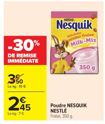 Poudre Nesquik NESTLE