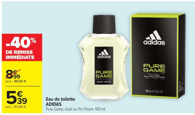 Eau de Toilette "Adidas"