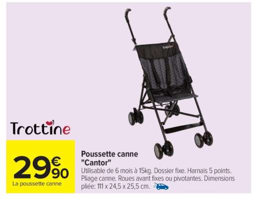Poussette canne "Cantor"