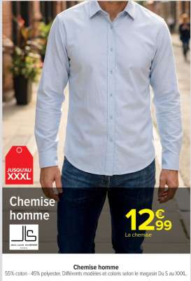 Chemise homme