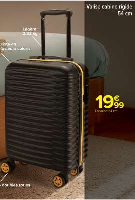 Valise cabine rigide 54 cm