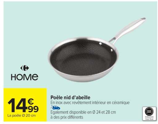 Poêle nid d'abeille