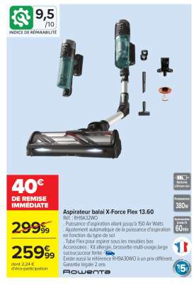 Aspirateur balai X-Force Flex 13.60
