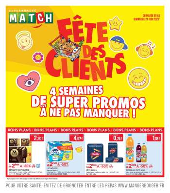 Catalogue Supermarché Match - 09/06/2026 - 21/06/2026.