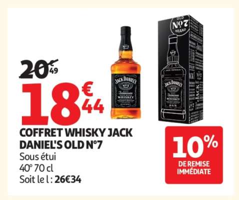 Coffret Whisky Jack Daniel's Old N°7