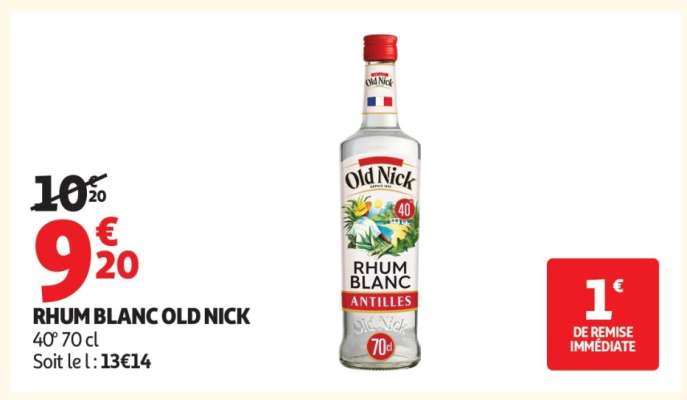 Rhum Blanc Old Nick
