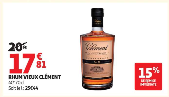 Rhum Vieux Clement