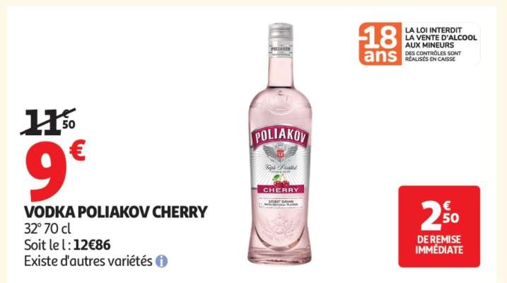 VODKA POLIAKOV CHERRY