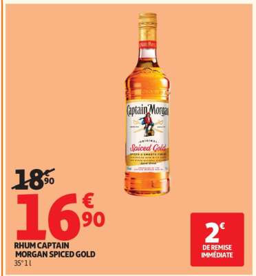 Rhum Captain Morgan Spiced Gold