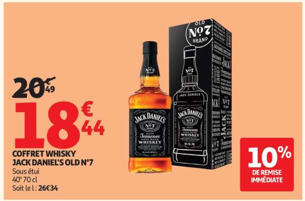Coffret Whisky Jack Daniel's Old N°7