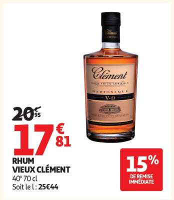 Rhum Vieux Clement